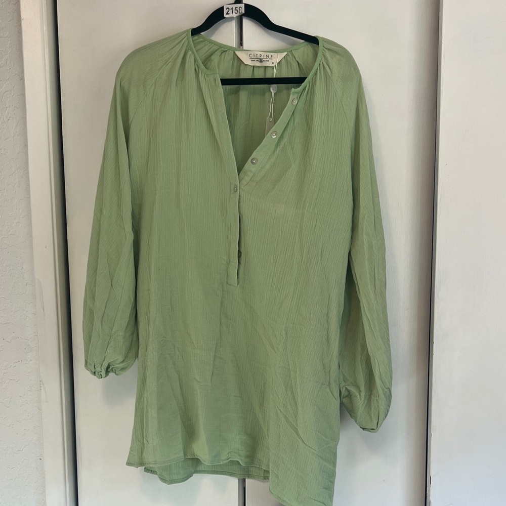 Chic Green Katie Dress/Cover Up by Citrine